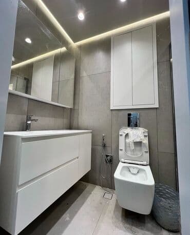 pardalar: Ağ rəngli, müasir üslubda tualet otağı dəsti. “Moydadır” ✅ — 5