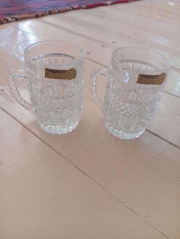 Fincanlar, Şüşə, 2 ədədli dəst, Çexiya