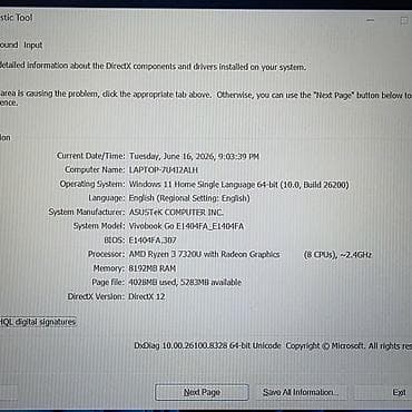 kontakt home notbuk: ASUS VivoBook noutbuku Texniki xüsusiyyətlər: - Prosessor: AMD Ryzen — 7