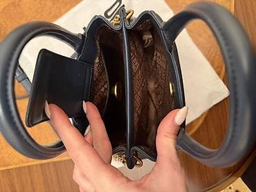 Original Love Moschino çanta - Rəng: tünd mavi - Material: hamar — 5