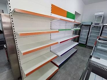 Mağaza vitrin rəfləri – modul tipli supermarket/grocery rəf sistemi -