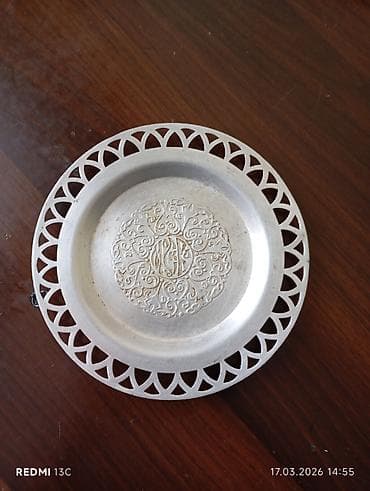 nimçə: Boşqablar, 1 əd, rəng - Gümüşü — 1