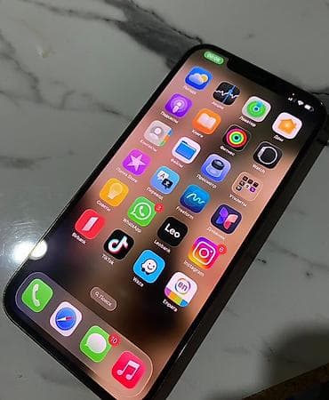 redmi note 13 kabro: IPhone 12 Pro Max, Qızılı, Face ID — 1