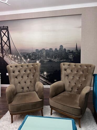 диван и 2 кресла: Новый, Диван, 2 кресла, Без подьемного механизма, Нераскладной — 3