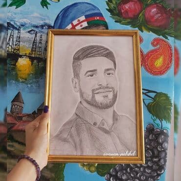 ⚜Portret sifarişləri qəbul olunur. Ölçüsündən və işlənmə texnikasından