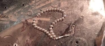 chopard sep: Gümüş rəngli təsbeh - Material: metal ərintisi, parlaq gümüş tonlu — 2