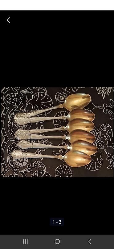dollar gulu: Məhsul: Qədim üslubda bıçaq və qaşıq dəstləri + ağ rəngli çoxsəviyyəli — 4