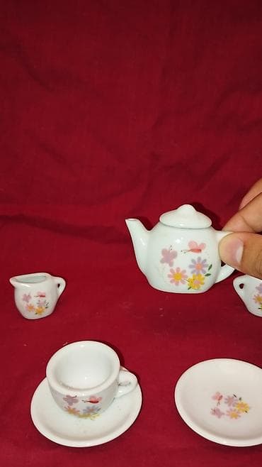 sud separatoru: Çay dəsti, rəng - Ağ, Keramika, SSRİ — 2
