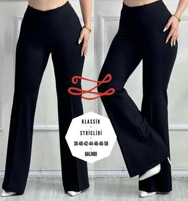 enli şalvar modelleri: Şalvar, Zara, rəng - Qara — 4