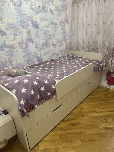 i̇kimərtəbəli uşaq çarpayılar: Oğlan və qız üçün, İşlənmiş, Çarpayı, Matras ilə, Siyirməsiz, Laminat — 3