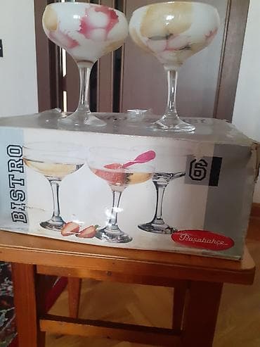 coca cola stekan: Qədəhlər, rəng - Ağ, Şüşə, 6 ədədli dəst, Türkiyə — 3