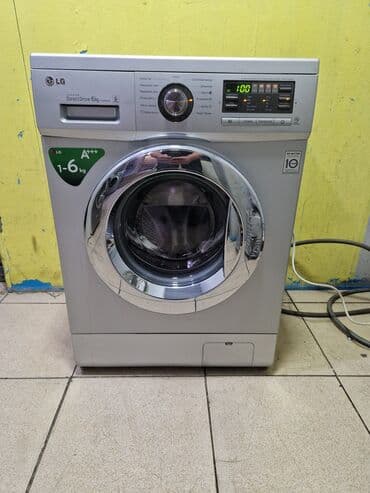 Paltaryuyan maşınlar: Paltaryuyan maşın LG, 6 kq, İşlənmiş, Avtomat, Qurutma var, Kredit yoxdur — 2