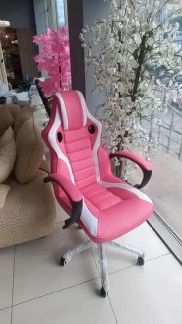 стул на колесиках: Новый, С колесиками, Рукояти регулируются, Кожзаменитель — 10