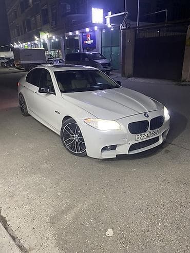 lexus 5 7: BMW 5 Series (F10) sedan – ağ rəngdə, M paket görünüşlü. Mawin idyal — 2