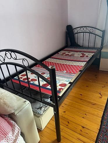 kravat demir: Təknəfərlik çarpayı, Bazasız, Matrassız, Siyirməsiz — 2