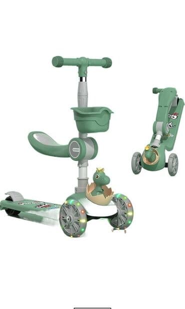 самокаты в баку: Scooter 🌀 Açılıb yığılır 🌀 Oturub sürmək olur 🌀 işıqlı 🌀 səbəti ve — 7