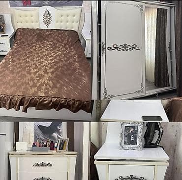 Mebel: İkinəfərlik çarpayı, Termo, Dolab, 2 tumba, İşlənmiş — 1