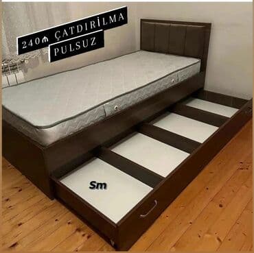 tek neferlik çarpayı: Təknəfərlik çarpayı, Matras ilə — 24