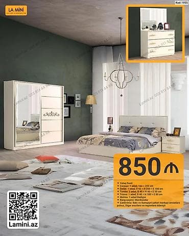 matras sumqayit: La Mini yataq otağı dəsti – Kod: 1955 Komplekt tərkibi və ölçülər: - — 1