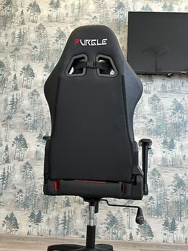 icareye ofisler: PUKELЕ oyun/ofis kreslosu - Rəng: qırmızı-qara - Material: ekodəri — 2