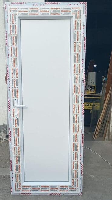 plastik gapi: Yeni Plastik qapı 80x200 sm Zamok və çərçivə ilə, Zəmanətsiz, Ödənişli quraşdırma, Ödənişli çatdırılma — 2
