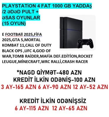аренда под фаст фуд: Playstation 4 Nagd ve kredit Cemi 10 deq erzinde onlayn senedlesme — 1