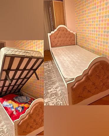 Bazalı çarpayı 130₼. Matrası var.Ünvan Əhmədli. 9848. Fatimə99 E