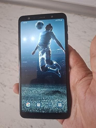 samsung s8 barter: Samsung Galaxy A7 2018, 128 GB, rəng - Qara, İki sim kartlı — 2
