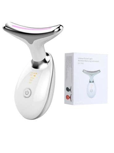 Boyun və üzün gəncləşdiməsi üçün massaj aparati qi̇rmi̇zi̇ led-mimik