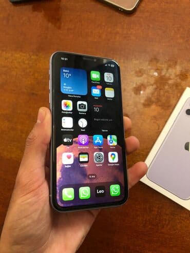 iphone se 2020 azerbaycan: IPhone 11, 64 GB, Çəhrayı, Zəmanət, Simsiz şarj, Face ID — 2