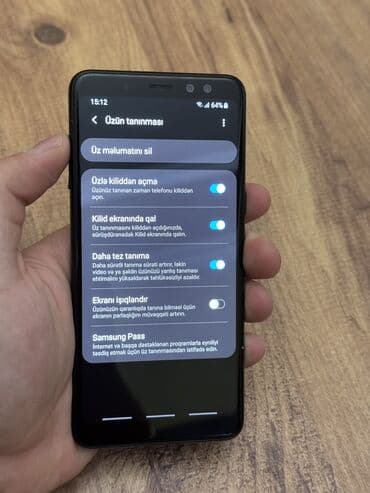 Honor: Samsung Galaxy A8 2018, 32 GB, rəng - Qara, Barmaq izi, Simsiz şarj, İki sim kartlı — 8