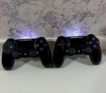 Бытовая техника: PS4 slim 500gb ideal, plombu üzərində, 2 pult +20 oyun (akaunt🇹🇷mail — 2