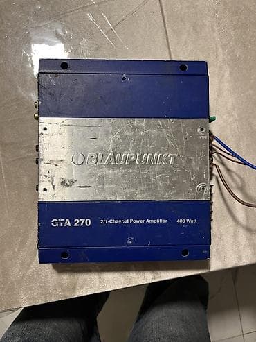 ikinci el apple 14: Blaupunkt GTA 270 avtomobil gücləndiricisi - Model: GTA 270 - Tip — 1