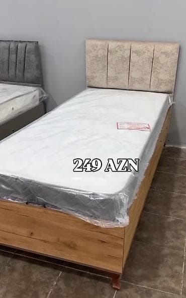 Tək nəfərlik yataq dəsti - Taxta karkaslı yataq bazası, təbii ağac lalafo.az -da Tək nəfərlik yataq dəsti - Taxta karkaslı yataq bazası, təbii ağac