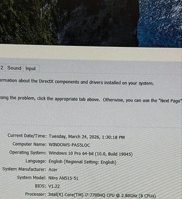 apple 13 pro max ikinci el: İşlənmiş Acer Nitro, 15.6 ", Intel Core i7, 1 TB, Ödənişli çatdırılma — 4