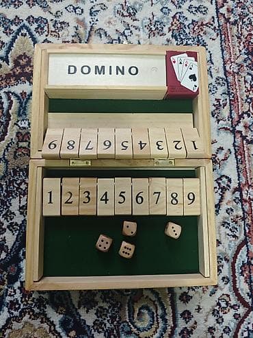 Taxta “Shut the Box” masaüstü oyun dəsti - Material: tamamilə lalafo.az -da Taxta “Shut the Box” masaüstü oyun dəsti - Material: tamamilə