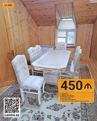 balkon stul: Masa dəsti - Modell: La Mini (Kod: 3361) - Masa ölçüləri: 100 × 200 — 1