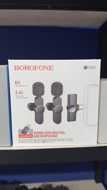 Musiqi alətləri: Yeni Simsiz (Bluetooth) Mikrofon Borofone, Rayonlara çatdırılma, Ödənişli çatdırılma, Ünvandan götürmə — 1