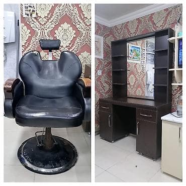 Restoran mebeli: Kod 0141 Berber kreslosu 100 azn Salon guzgusu 200 azn Unvan Hovsan — 1