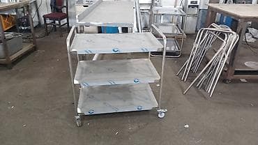 ləyənlər: Paslanmayan poladdan servis arabaları Məhsul təsviri: - Material — 3