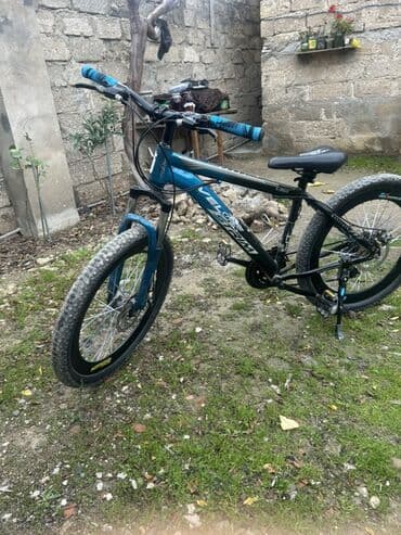 Velosiped – dağ tipli, 26” təkərli - Çərçivə: yüngül alaşımlı, idman