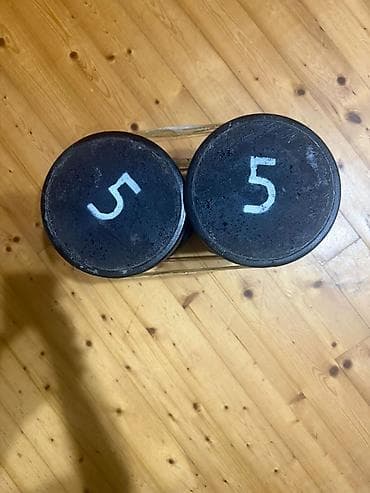 Самокаты: Пластиковые Гантели, Вес: 5 кг, Новый — 3