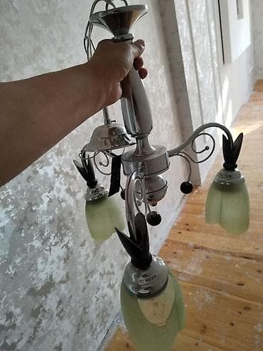 bez parca: Çılçıraq, 3 lampa, Metal — 1