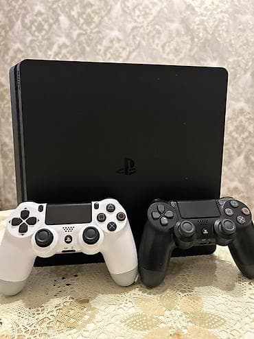 ps 4 slim: PlayStation 4 Slim 500 gb oyun konsolu. Şəkillərdə göründüyü kimi — 1