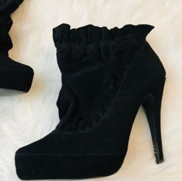 brend qadin ayaqqabilari: Ölçü: 38, rəng - Qara, İşlənmiş — 3