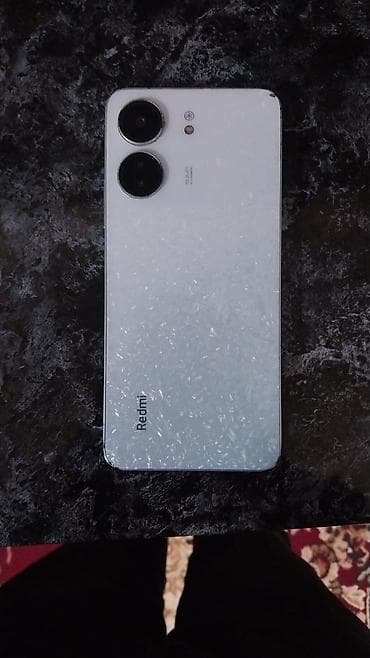 mi 9 t: Redmi 13C, 128 GB, rəng - Ağ, Barmaq izi — 3