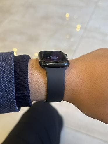 Бижутерия: Смарт часы, Apple, Водонепроницаемый, цвет - Черный — 2