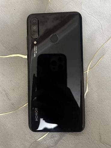 honor 7x: Honor 20 Lite, 128 GB, rəng - Qara, Barmaq izi — 2