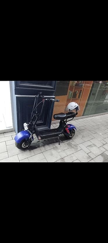 Elektrik skuter – citycoco tipli geniş təkərli model - Güclü elektrik