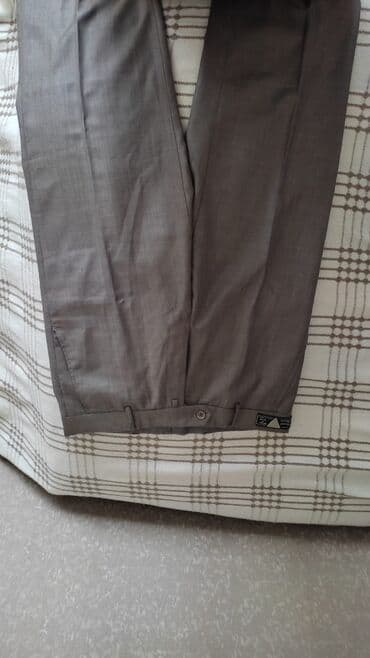 geyim pulsuz verilir: Klassik Şalvar, 4XL, rəng - Boz — 4